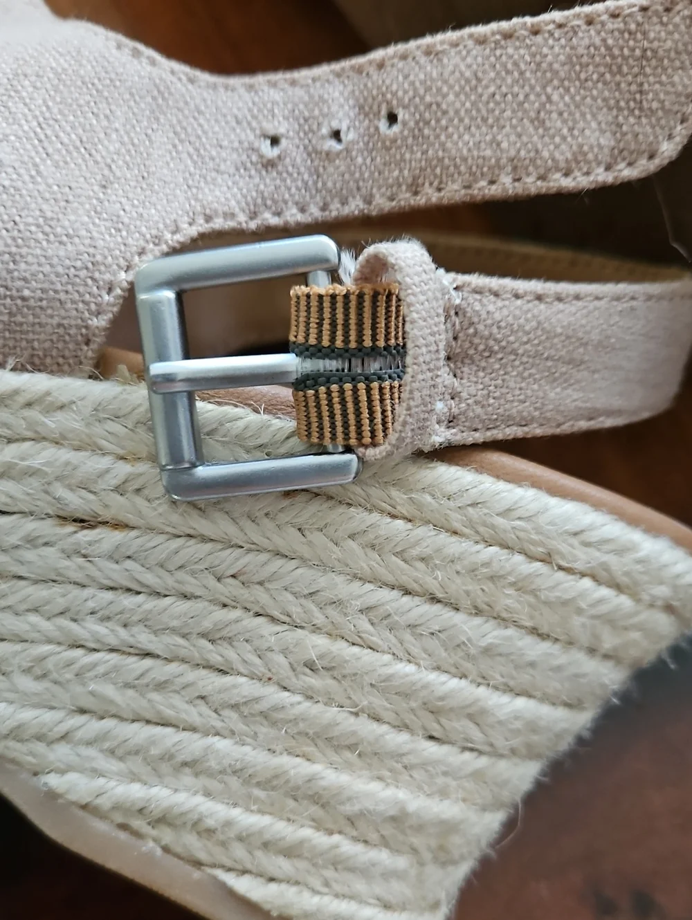 b.o.c. Women's Tan Open-Toe Slingback Wedge Sandals
